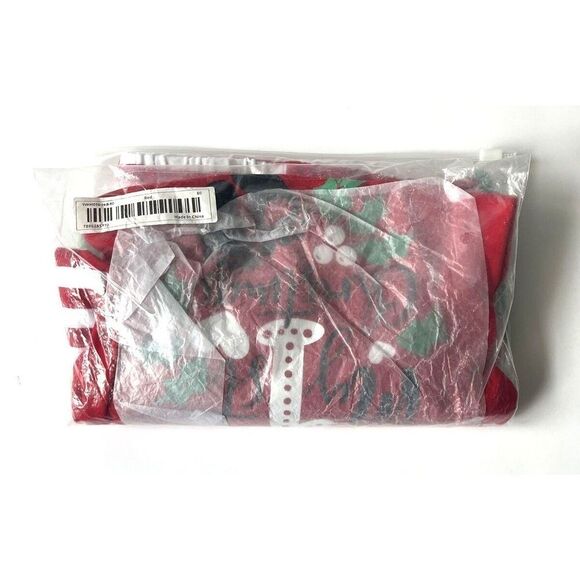 Baby Girls First 1st Christmas Striped Ruffles Shirt & Pants Set (9-12 Months) - Picture 9 of 10